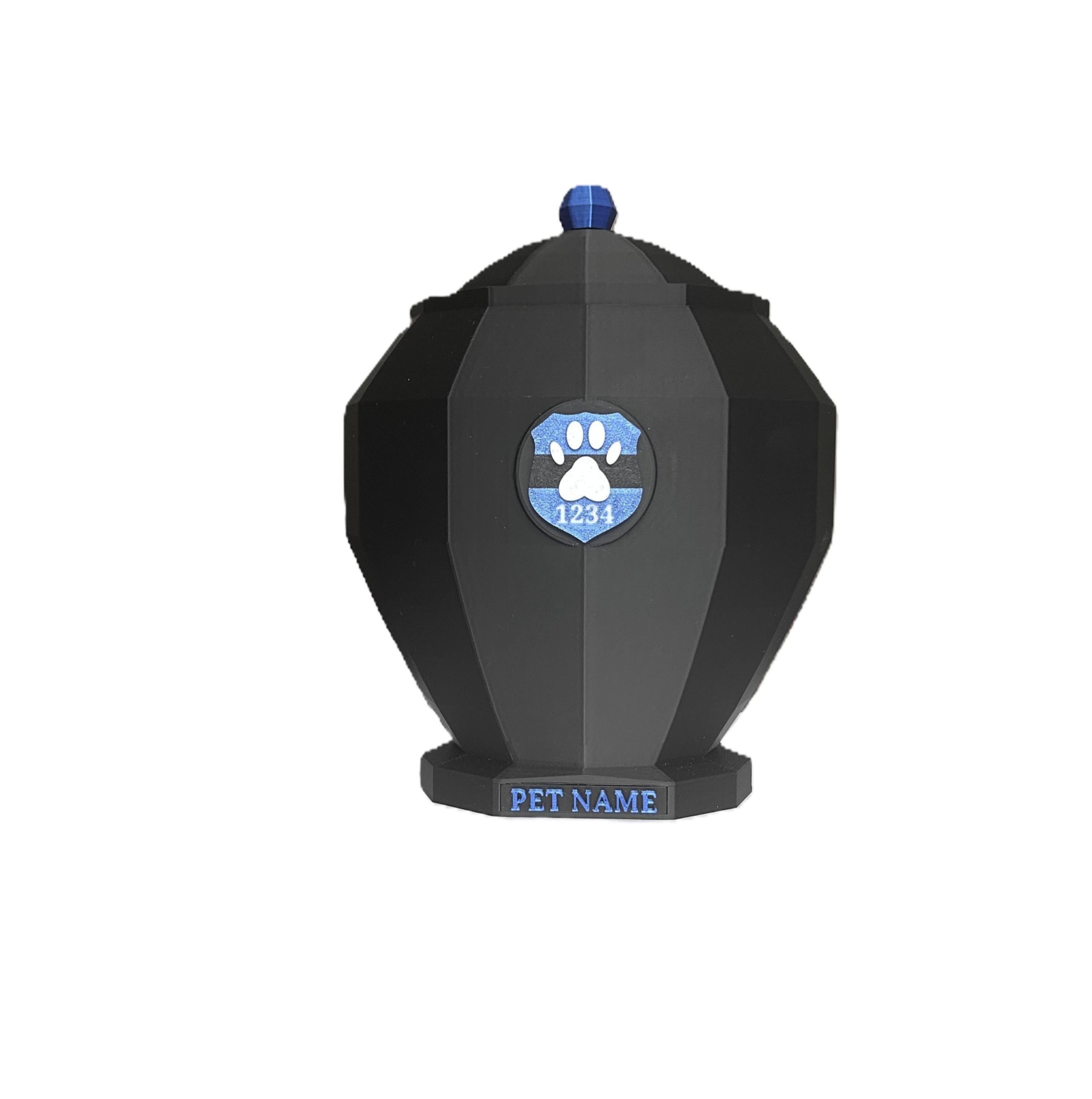 Pet Capsule - K9 Police Emblem