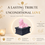 black vault pink Lhasa Apso custom Pet Urn