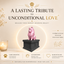 black vault pink pomeranian custom pet memorial urn