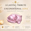 pink Cat resting Pet Capsule custom Urn