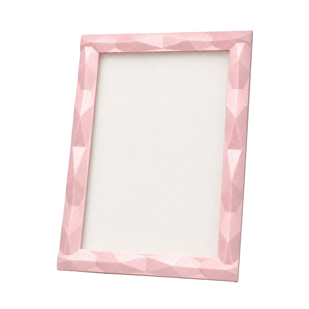 pink portrait picture frame