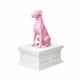 white vault pink great dane pet urn