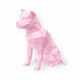 Pink Pitbull Pet Urn
