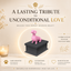 black vault pink dachshund custom Pet Urn