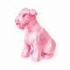 Pink Schnauzer Pet Urn