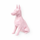 Pink Mini-Doberman Pet Urn