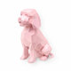 Pink Mini-Golden Doodle Pet Urn