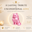 pink Persian Cat Pet Capsule custom Urn