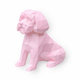 Pink Maltese Pet Urn