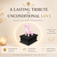 black vault pink Shih Tzu custom pet urn