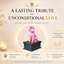 Black Vault pink Cocker Spaniel Custom Pet Urn
