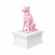 white vault pink labrador pet urn
