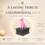 black vault pink border collie custom pet urn
