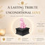 black vault pink poodle custom pet urn