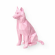 Pink Husky Pet Urn