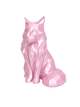 pink Maine Coon Cat Pet Capsule Urn