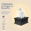 black vault white husky custom pet urn
