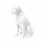 White Boxer Pet Urn