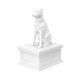 white vault white labrador pet urn