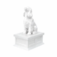 white Vault White Cocker Spaniel Pet Urn