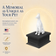 black vault white doberman custom pet urn