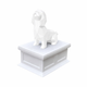white vault white Shih Tzu pet urn