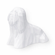 White Lhasa Apso Pet Urn