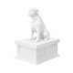 white vault white Rottweiler pet urn