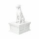 white vault white great dane pet urn