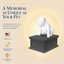 black vault white english bulldog custom pet urn