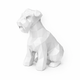 White Schnauzer Pet Urn