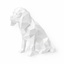 White Cavalier King Charles Spaniel Pet Urn