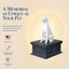 black vault white great dane custom pet urn
