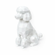 White Poodle Pet Urn