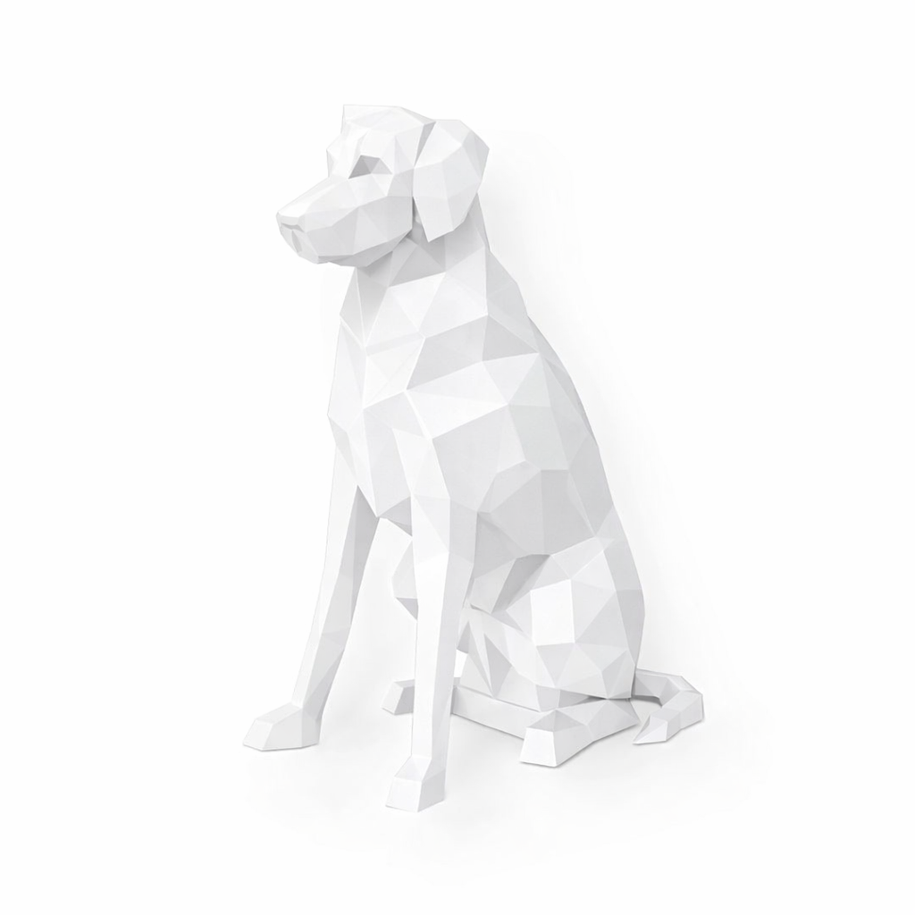 White Labrador Pet Urn