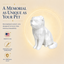 white Scottish Fold Cat Pet Capsule custom Urn